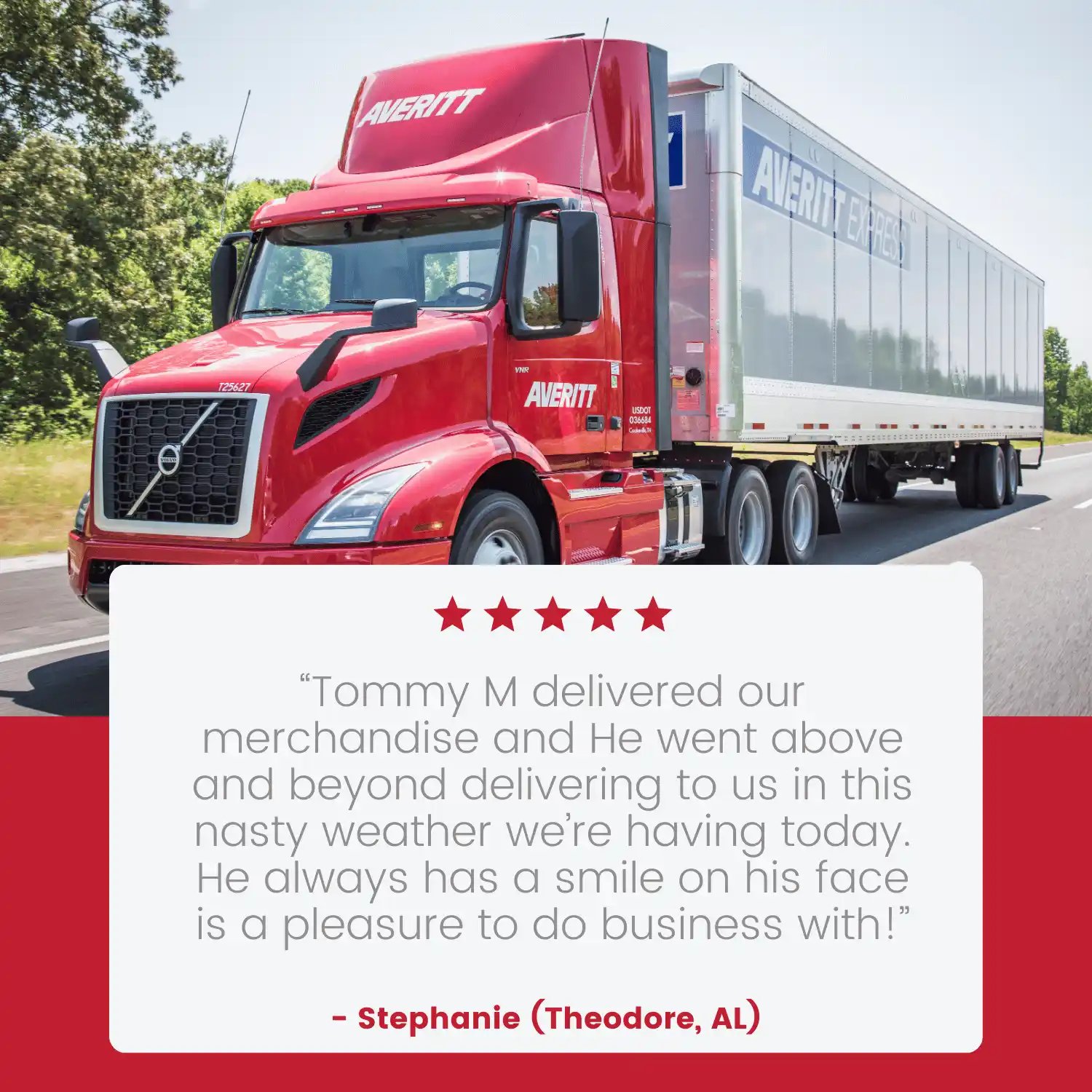 Driver Reviews - Tommy M